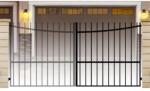  ASSERO Nagykapu bal íves horganyzott 1, 5 m x 1, 5 m