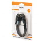 Hama High Speed HDMI Cable, Plug-Plug, 8K, Ethernet, Fabric, Gold-plated 1.5 m (00205445) (00205445)