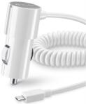 Cellularline Încărcător auto Cellularline - Style Color, Micro USB, 5W, alb (CBRMUSBSMARTW)