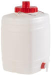 Ics Élelmiszeripari hordó, ICS Demetra n2, fehér, 20 l, átmérő: 12 cm, magasság: 42 cm, kifolyószeleppel, fogantyúval, MOCA EU (TC254594)