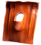 Klöber műanyag alapcserép XXL, univerzális, DN100 téglavörös (320445)