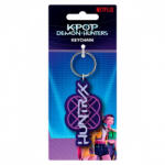 Kids Licensing K-POP Demon Hunters Huntrix Team Logo PVC Keychain (RK2510649)