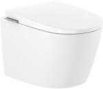 Roca Avant wc-keret tálal és ülőkével függesztett perem nélkül mély öblítéssel fehér fényes A80336NS01 (A80336NS01)