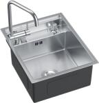 Ruvetti Larso mosogató csapteleppel acél/acél KSLARSO404050BS (KSLARSO404050BS)