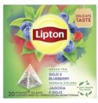 Lipton Ízesített zöld tea Goji bogyó ízzel, Lipton, 30g, allergénmentes