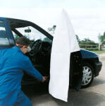 PowerTec Szikraálló gépjármű védőtakaró - kicsi - 1170 x 1200 mm (PWT-91146)