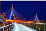 Media Öntapadó és mosható falfestmény Bridge in Boston, 250 x 200 cm (FOTOTAP9463)