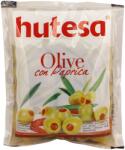 hutesa paprikakrémmel töltött zöld magozott olajbogyó enyhén sós lében 180 g