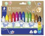 STAEDTLER Zsírkréta, vastag, háromszögletű, STAEDTLER "Noris(R) jumbo 228 14", 12 különböző szín (228 14 C12 PE)