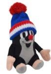 Mubrno Sediul Moravian Mole 14 cm sezut, beanie albastru-tricolor (49916I)