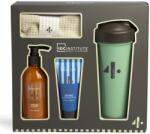 IDC Institute 4 termékből álló készlet férfiaknak, IDC Institute, törölközővel és üveggel, 259/100 ml