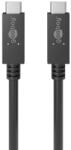 Goobay 49254 USB-C apa - USB-C apa Adat és töltőkábel 1m - Fekete (49254) (49254)