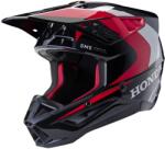 Alpinestars S-M5 Honda motocross sisak kollekció fekete-piros-szürke
