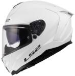 LS2 FF817 Challenger II Solid zárt motoros bukósisak fényes fehér