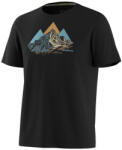 Smartwool Triangle Mountain Active Short Sleeve Graphic Tee Mărime: L / Culoare: negru (SW0030650011)