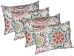 Alcam 4 db Kantha párna készlet, Alcam steppelt mikroszálas, 50x70 cm