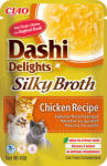 INABA Dashi Delights Silky Broth fésűkagylós húsleves macska tasak csirke 40g