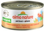 Almo Nature macska konzerv tonhal&garnéla 24x70g
