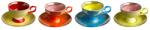 POLSPOTTEN set de cești și farfurioare 90 ml 4-pack 99KK-KBU101_MLC (230.400.451)