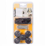  MDF fóliázott parkettaszegélylécekhez rögzítő klipsz (25 db/csomag) fekete (1406160)