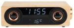 Karlsson ceas deșteptător cu încărcător wireless și difuzor Bluetooth Classic BT speaker Radio 99KK-ZEU07E_12X (KA6059WD)