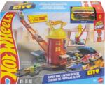 Mattel Set de joaca cu masinuta, Hot Wheels, Super Fire Station Rescue, JHL95