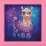 Craft Buddy Диамантен гоблен в рамка Craft Buddy - Rainbow Lama (CBCAFBL-11)