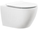 Artist kerámia fali WC csésze rövidített kivitel, Soft-Close ülőkével, fehér AT0259HWC (AT0259HWC)