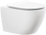 Artist mélyöblítésű fali WC csésze lecsapódásgátlós ülőkével, fehér AT0253HWC (AT0253HWC)