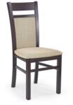 Halmar Scaun de bucătărie Gerard 2, bej / nuc închis (V-PL-N-GERARD2-C.ORZECH-T.BEIGE)