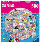 Ravensburger Puzzle rotund 500 piese - Hello Kitty (12001391) Puzzle