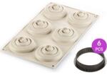Silikomart Szilikon forma mini Twist 6 × 8 cm - Silikomart (25.273.13.0065)