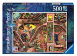Ravensburger Puzzle 500 buc - Bibliotecă amuzantă (12000681) Puzzle