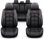 Sonsang Üléshuzat szett, PU bőr, fekete, piros cérna varrással, Sonsang, Prémium