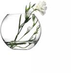 Paşabahçe Flora Vază rotundă din sticlă, înălțime: 209 mm, diametru: 245 mm