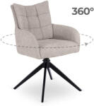  Forgó szék szürke színben. JULY (ME-JULY-P-T-K)