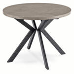  Kihúzható étkezőasztal 100-250 cm méretben, beton/fekete színben LUKAS (ME-LUKAS-BET-CZ-S)