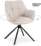  Forgó szék bézs színben, PEONY 2 (ME-PEONY2-BZ-T-K)