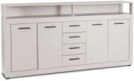Mebel Elite Komód 190 cm méretben, kaszmir színben BLAGO (W-LUNA-KASZ-KASZ-KOM4D4S)