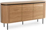 Mebel Elite Komód 160 cm méretben, háromajtós kivitelben, tölgy színben BECK (ME-BECK-D-KOM160)