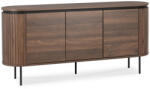Mebel Elite Komód 160 cm méretben, háromajtós kivitelben, dió színben BECK (ME-BECK-O-KOM160)