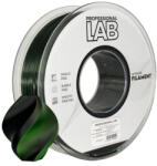  PLA SILK FEKETE-ZÖLD dual color (kétszínű) filament - 1kg - átmérő 1, 75mm +/- 0, 03mm / Professional Labs
