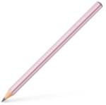 Faber-Castell Grafitceruza, B, háromszögletű, FABER-CASTELL "Sparkle Jumbo", metál rózsaszín (TFC111661) - pritone