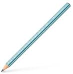 Faber-Castell Grafitceruza, B, háromszögletű, FABER-CASTELL "Sparkle Jumbo", metál óceánkék (TFC111662) - pritone