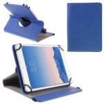  Univerzális TabletPC tok, mappa tok, 9-10", stand, elforgatható (360°), sötétkék