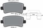 TEXTAR Fékbetét készlet TEXTAR 2442102 for OPEL, GENERAL MOTORS, BUICK, SAAB, … (2442102)