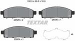 TEXTAR Fékbetét készlet TEXTAR 2452901 for MITSUBISHI, FIAT (2452901)