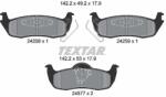 TEXTAR Fékbetét készlet TEXTAR 2425801 for JEEP, CHRYSLER (2425801)
