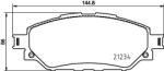 MINTEX Fékbetét készlet MINTEX MDB3989 for TOYOTA (MDB3989)