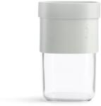 Lékué Flip Storage Food Container közepes élelmiszertároló edény, 600ml-850ml, bővíthető - 2 kapacitással, egymásra rakható, műanyag, áttetsző/zöld - 883163 (LK883163)